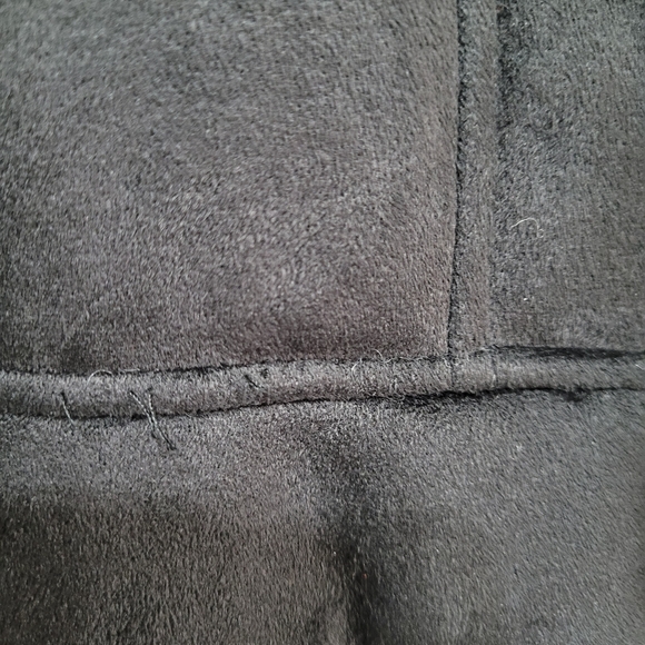 Koolaburra by UGG Faux Shearling Coat with Trim Black Size L - Picture 5 of 16